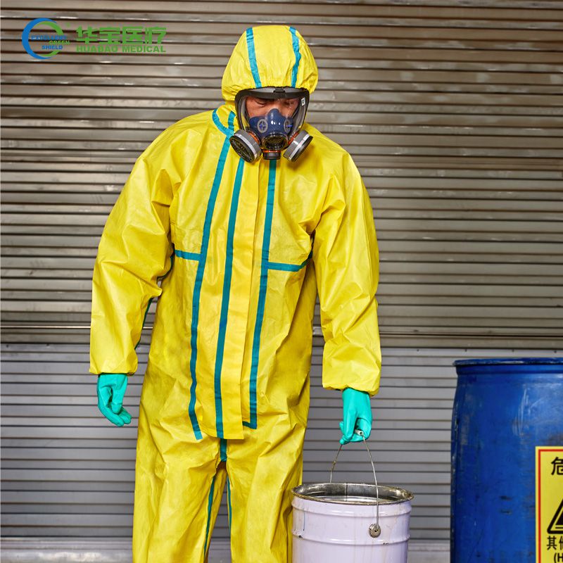 Acid Resistant Chemical Protective Coverall